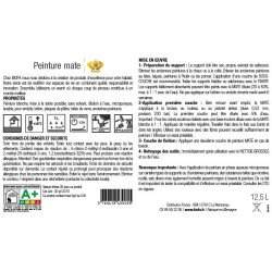 etiquette verso finition premium