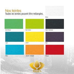 Couleurs disponibles pour jouets