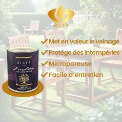 Avantages huile pour meubles de jardin