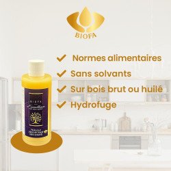 Avantages de l'huile pour plans de travail