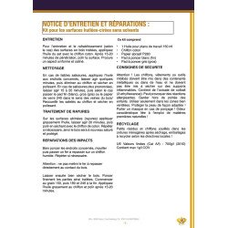 Notice pour web Kit d'entretien pour plans de travail et meubles