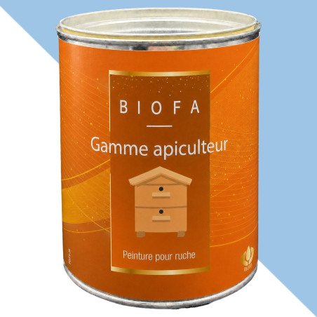 peinture pour ruche myosotis Biofa