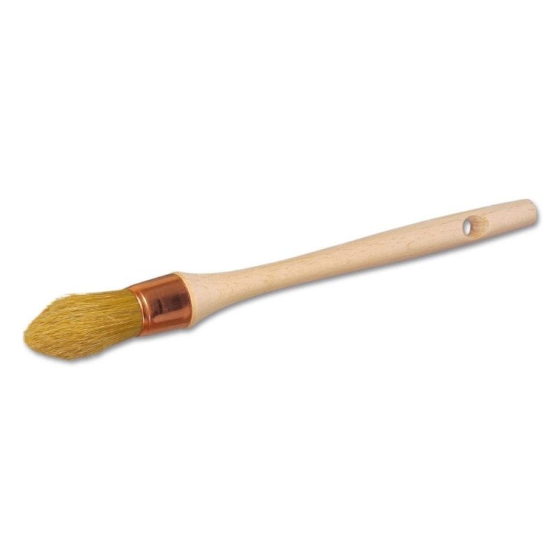 Brosse à rechampir virole cuivrée n°4
