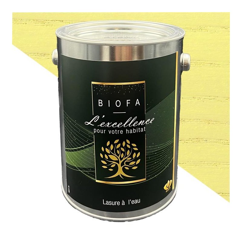 Photo lasure écologique Jaune_Citron