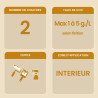 Informations clés sur les peintures écologiques Biofa : nombre de couche