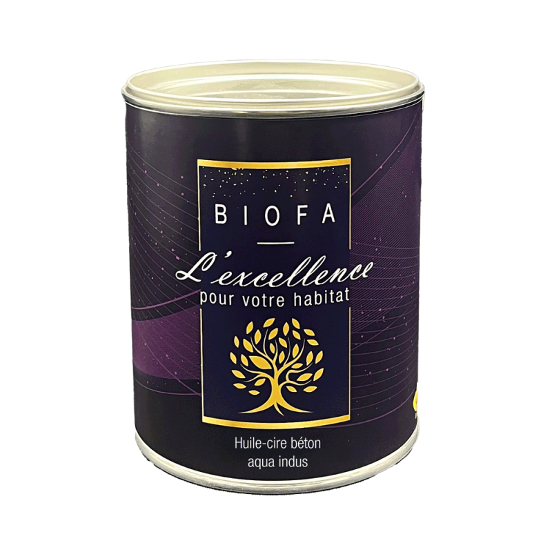 Pot de l'huile-cire béton aqua indus BIOFA