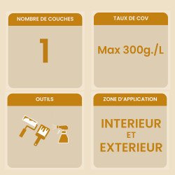 Informations clés laque base antirouille