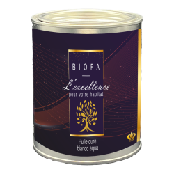 Photo produit huile dure aqua bianco Biofa