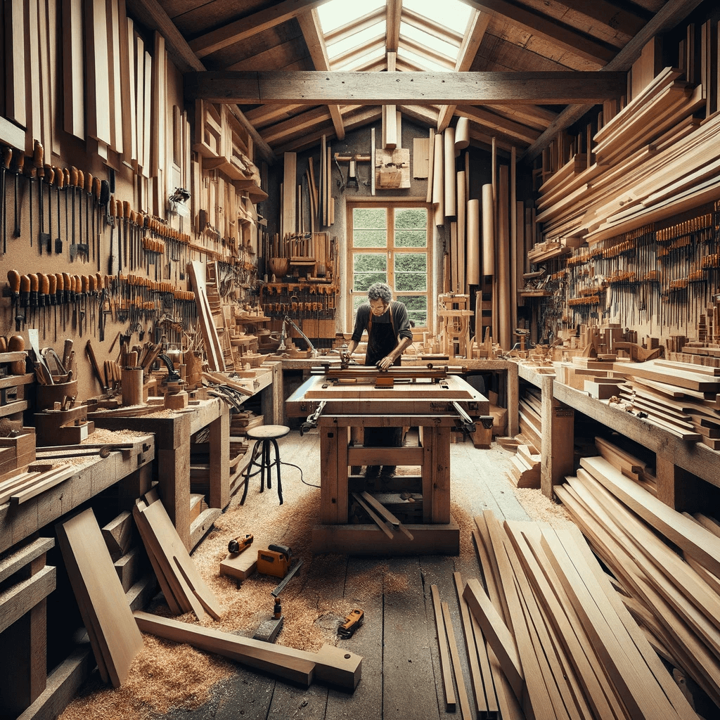 Atelier de menuiserie