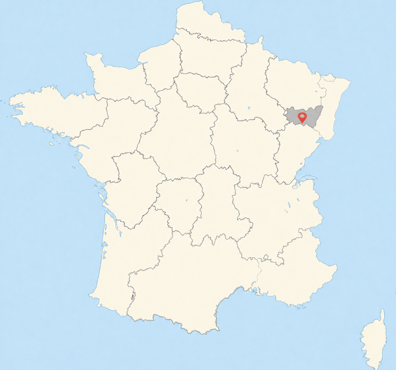 Carte de France 88