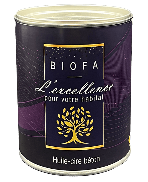 Photo pot huile-cire béton